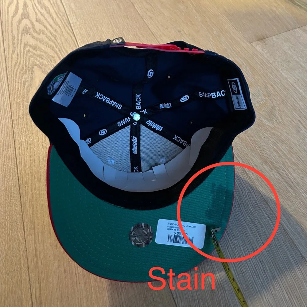 El Siglo Serie del Caribe Mazatlan 2021 Hat Mens OSFA Navy White Red Snapback‎